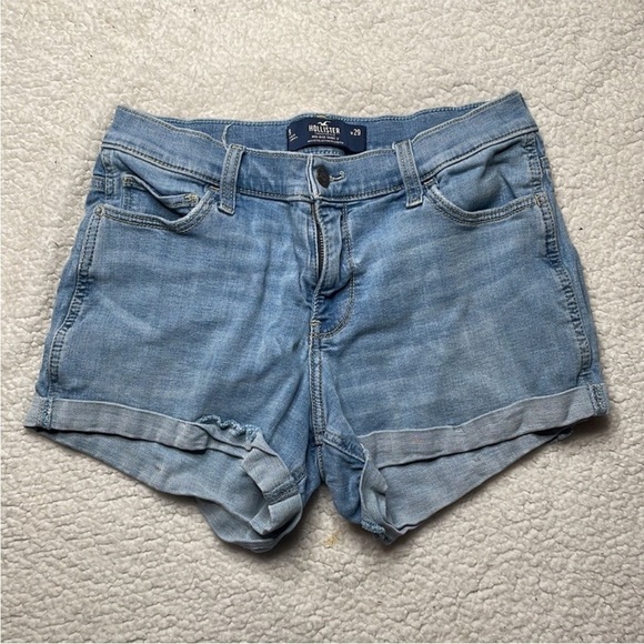 HOLLISTER mid rise shorts Stretch Size 29 / 9 Denim Jeans - Picture 2 of 6